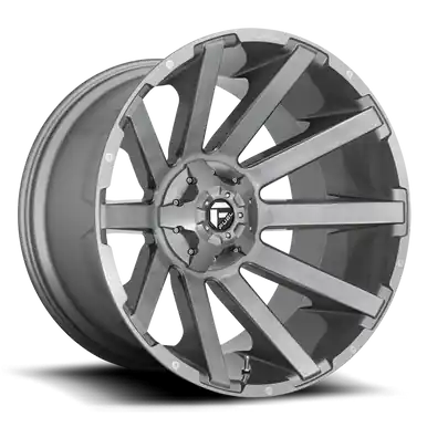 Fuel Off Road Model D714 CONTRA Brushed Gunmetal 22X10 Best Seller