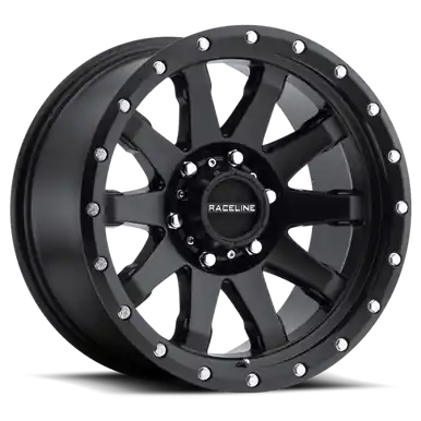 Raceline 934B Clutch 20x10in / 6x135 BP / -19mm Offset / 87.1mm Bore - Satin Black Wheel - 934B-21065-19 One Day Deal
