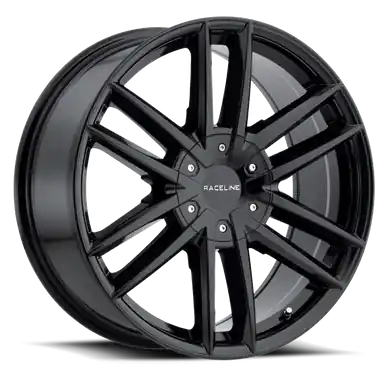Raceline 158B Impulse 20x8.5in / 6x139.7/6x135 BP / 35mm Offset / 106.1mm Bore - Gloss Black Wheel - 158B-28566+35 Cheap