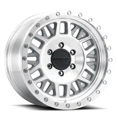 Affordable Raceline RT951M Ryno Machined 20x8.5in / 8x170 BP/32mm Offset/130.81mm Bore - Machined Beadlock - RT951M-28581+32