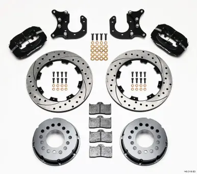 Wilwood Forged Dynalite P/S Rear Kit Drilled Rotor New Big Ford 2.50in Offset - 140-2118-BD Editor’s Pick