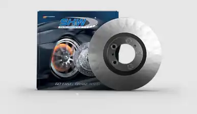 Budget SHW 15-18 Porsche Macan S 3.0L w/o Ceramic Brakes Right Front Smooth Monobloc Brake Rotor - PFR39522