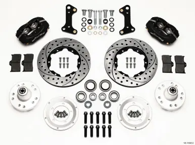 Wilwood Forged Dynalite Front Kit 11.00in Drilled 67-69 Camaro 64-72 Nova Chevelle - 140-10996-D Worldwide Shipping