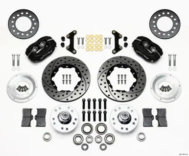 Wilwood Forged Dynalite Front Kit 11.00in Drilled 49-54 Chevy / 53-62 Corvette - 140-11811-D Viral