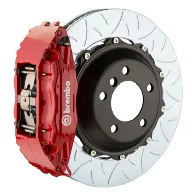Brembo 07-15 TT 3.2L/09-15 TTS Front GT BBK 6 Piston Cast 355x32 2pc Rotor Slotted Type3-Red - 1M3.8033A2 Buy Online