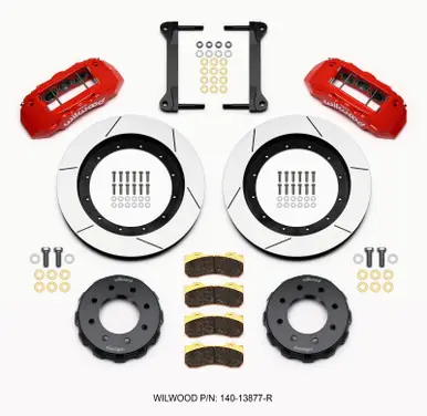Buy Direct Wilwood TX6R Front Kit 16.00in Red 1999-2010 GM H2 Truck/SUV 2500 - 140-13877-R