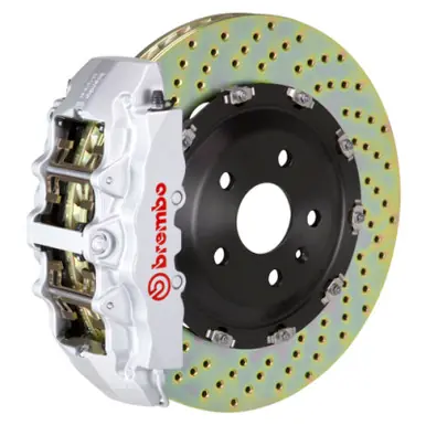 Brembo 00-02 CL500/03-05 S600/03-06 CL600 Fr GT BBK 8Pis Cast 380x34 2pc Rotor Drilled-Silver - 1G1.9005A3 Seasonal Sale