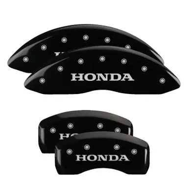Bulk Order MGP Front set 2 Caliper Covers Engraved Front MGP Black finish silver ch - 20210FMGPBK