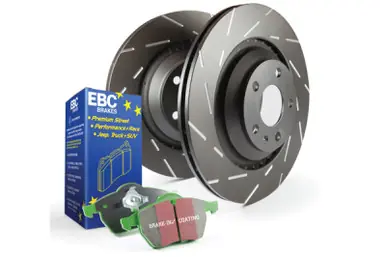 Authentic EBC S2 Kits Greenstuff Pads and USR Rotors - S2KF1746