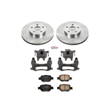 While Supplies Last Power Stop 00-02 Toyota Celica Front Autospecialty Brake Kit w/Calipers - KCOE2313A