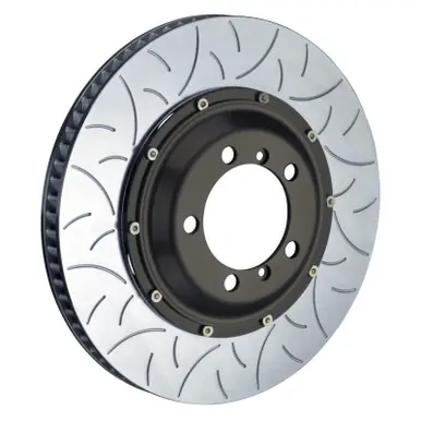 New Release Brembo 06-12 997 Turbo/Turbo S (PCCB Equipped) Front 2 Piece Discs 380x34 2pc Rotor Slotted Type3 - 103.9016A