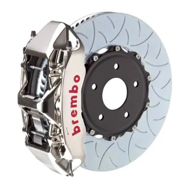 Brembo 11-23 Charger w/V8 Exc AWD/SRT8 Fr GTR BBK 6Pis Billet 380x34 2pc Rtr Slot Type3-Nickel - 1N3.9044AR Best Seller