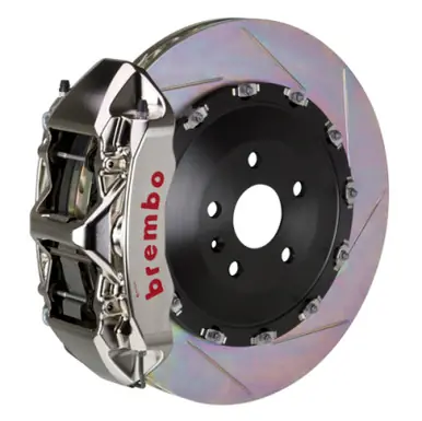 Brembo 03-08 SL55 AMG (Exc Black Series) Fr GTR BBK 6Pist Billet 405x34 2pc Rotor Slot Type1-Nickel - 1N2.9505AR Wholesale