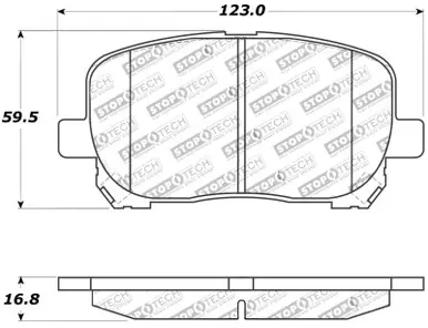 Worldwide Shipping StopTech Performance Brake Pads - 309.09230