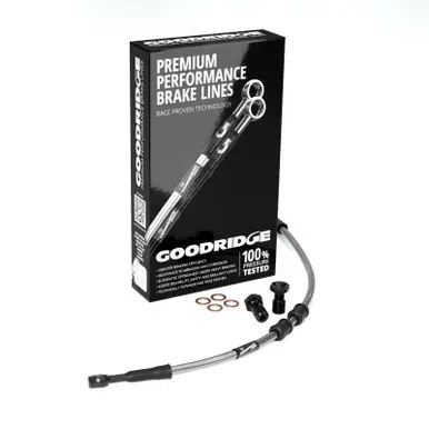 Goodridge 14-22 HD FLH CVO Multi (w/ABS) +10in Front Brake Line Kit - Clear - HD0162-3FC-CL10 Editor’s Pick