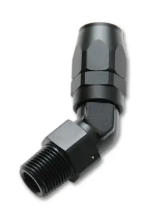 Next Day Delivery Vibrant -8AN Male NPT 45Degree Hose End Fitting - 1/2 NPT
