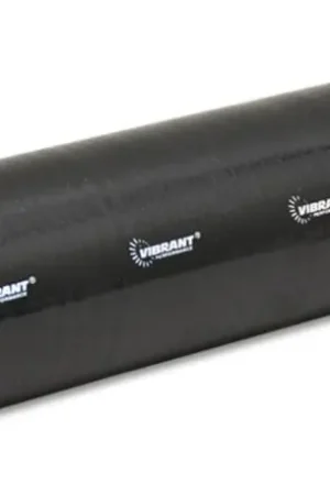 Vibrant 4 Ply Reinforced Silicone Straight Hose Coupling - 3in I.D. x 12in long (BLACK) Free Returns