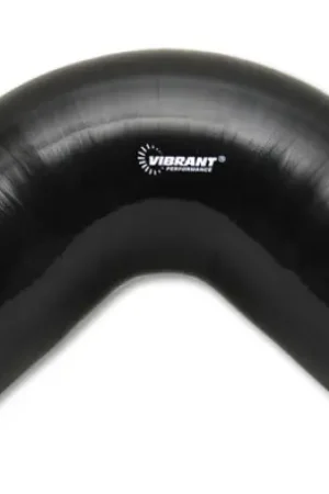 No Minimum Order Vibrant 4 Ply Reinforced Silicone Elbow Connector - 2.75in I.D. - 90 deg. Elbow (BLACK)