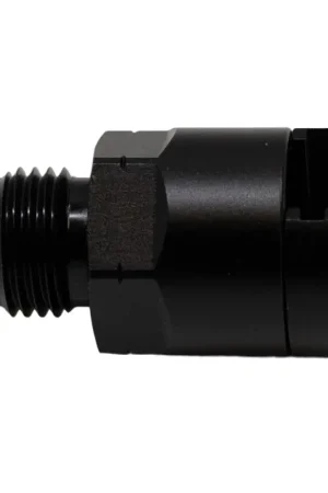 Affordable DeatschWerks 6AN Male Flare to 3/8in Female EFI Quick Connect Adapter - Anodized Matte Black