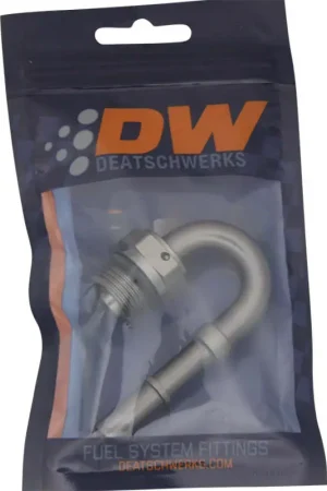 Best Seller DeatschWerks 8AN ORB Male to 3/8IN Male EFI Quick Connect Adapter 180 Deg.