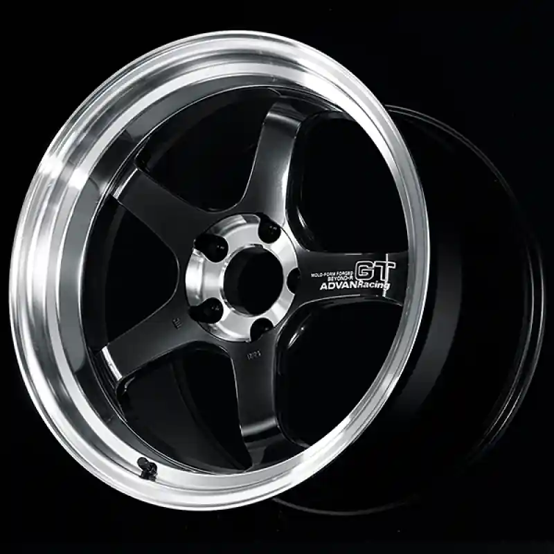 Advan GT Beyond-R 18X9.0 / +37 Offset / 5-114.3 BC / 73mm Bore / Diamond Cut & Dark Platinum Black Limited Time