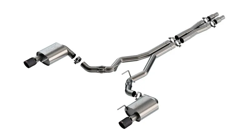 Weekend Sale Borla 2024 Ford Mustang GT 5.0L V8 w/o Active Exhaust ATAK Cat-Back Exhaust System - Carbon Fiber
