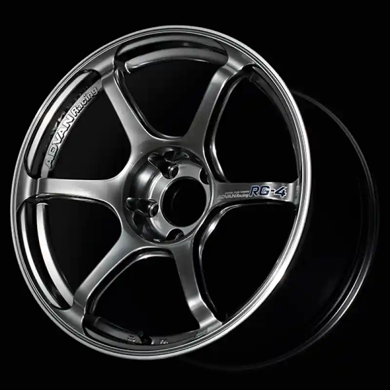 Weekend Sale Advan RG-4 17x8.0 / +54 Offset / 5-114.3 / 73mm Bore / Racing Hyper Black & Ring