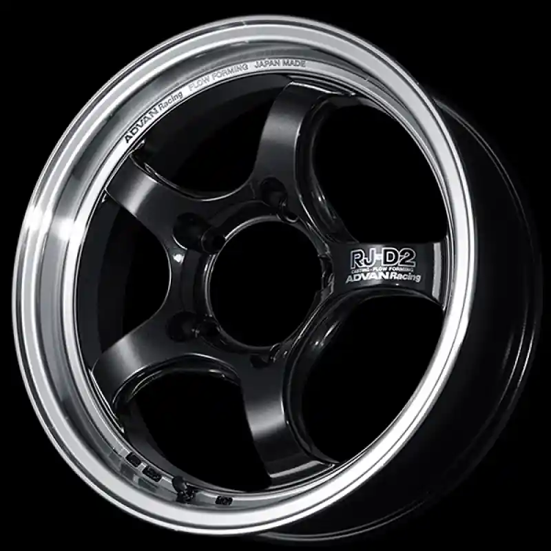 Trusted Brand Advan RG-D2 18x10.0 / +22 Offset / 5-114.3 / 73mm Bore / Machining & Black Gunmetallic