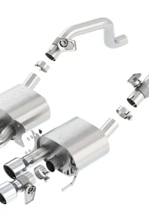 Borla 14-15 Chevy Corvette C7 6.2L RWD w/AFM &NPP ATAK-Type Dual Rd Rolled Center Rear Exit Exhaust Save Now