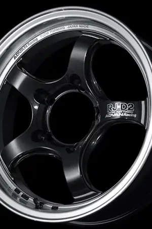 Today Only Advan RG-D2 15x7.5 / +40 Offset / 4-100 / 63mm Bore / Machining & Black Gunmetallic