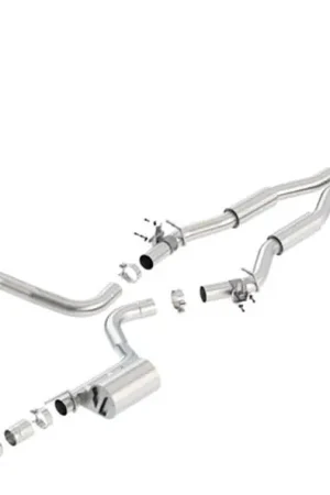 Special Discount Borla 2015 Dodge Challenger Hellcat 6.2L V8 S-TYPE Catback Exhaust No Tips Factory Valance