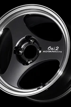 Top Pick Advan ONI2 15x6.0 / +45 Offset / 4-100 / 63mm Bore / Machining & Black Gunmetallic