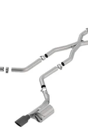 Authentic Borla 18-20 Dodge Durango SRT 6.2L V8 2.75in S-Type SS Catback Exhaust w/ BLK Chrome Tips