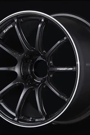 Top Pick Advan RSIII 18x10.0 / +25 Offset / 5-114.3 / 73mm Bore / Black Gunmetallic & Ring