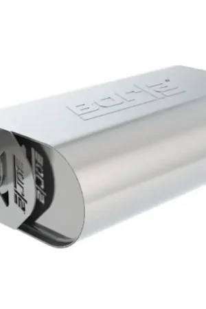 Direct From Manufacturer Borla CrateMuffler SBC Hot 350/383 3 inch Offset/Center 14in x 4.35in x 9in Oval Muffler