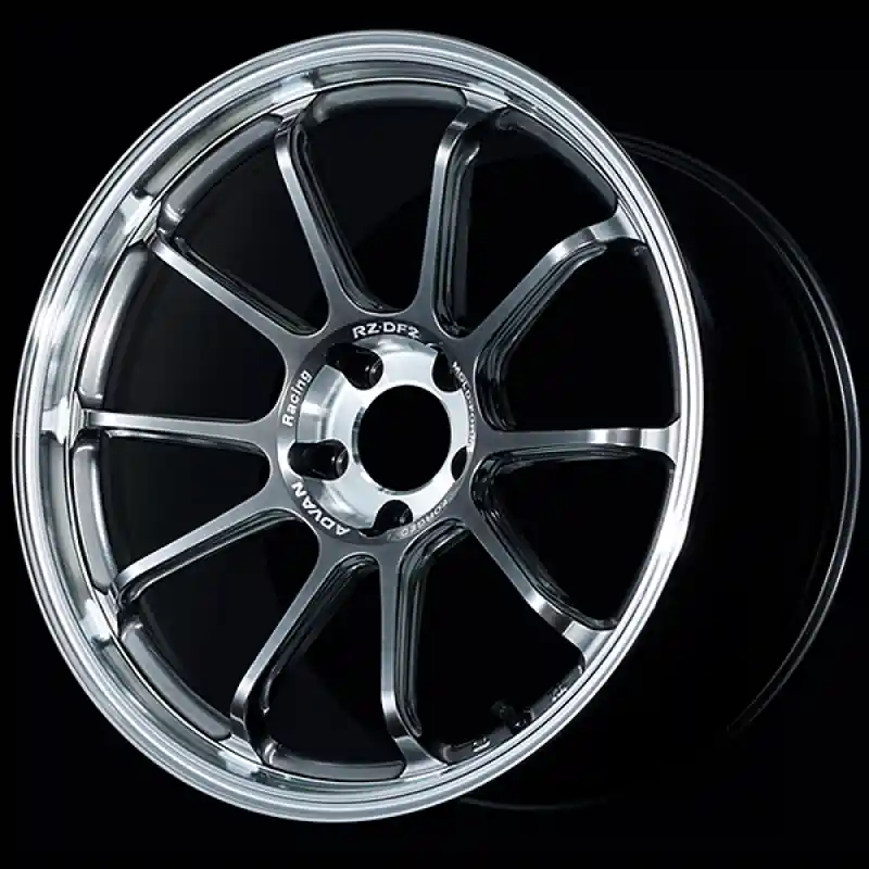 Weekend Sale Advan RZ-DF2 20x9.5 / +20 Offset / 5-120 / 72.5mm Bore / Diamond Cut & Hyper Platinum Black