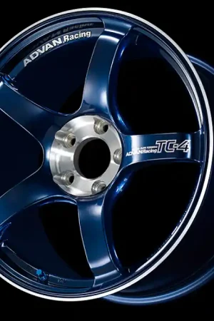 Trusted Brand Advan TC-4 SE 18x9.5 / +45 Offset / 5-120 / 72.5mm Bore / Racing Indigo Blue & Diamond Cut