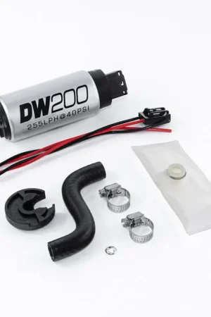 Certified DeatschWerks 85-97 Ford Mustang 255 LPH DW200 In-Tank Fuel Pump w/ Install Kit