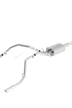 Borla 14 Silv/Sierra 1500 EC Std/CC Short 143.5in WB ATAK Single Split Rear Exit Cat-Back Exhaust In Demand