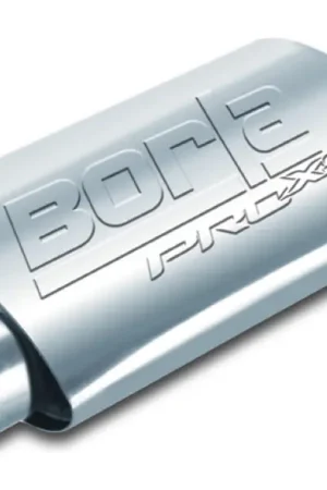Best Seller Borla Universal Center/Offset Oval 2.25in Tubing 14in x 4in x 9.5in PRO-XS Notched Muffler