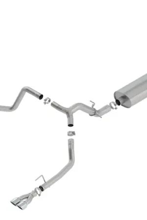 Best Choice Borla 19 Chevrolet Silverado/GMC Sierra 1500 6.2L SS Touring Catback Exhaust - Square Chrome Tips