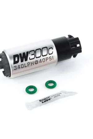 Bargain DeatschWerks DeatschWerks 340lph DW300C Compact Fuel Pump w/ 08-12 GTR Set Up Kit (2 Required)