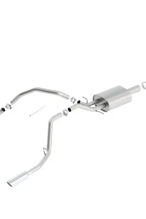 Borla 14 Silv/Sierra 1500 EC Std/CC Short 143.5in WB S-Type Single Split Rear Exit Cat-Back Exhaust Buy Direct