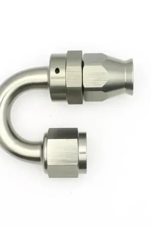 Crafted DeatschWerks 8AN Female Swivel 180-Degree Hose End PTFE (Incl. 1 Olive Insert)