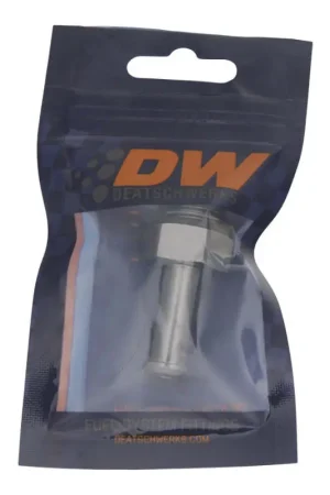 Budget DeatschWerks 6AN ORB Male To 3/8in Barb Fitting (Single Barb - Incl O-Ring)